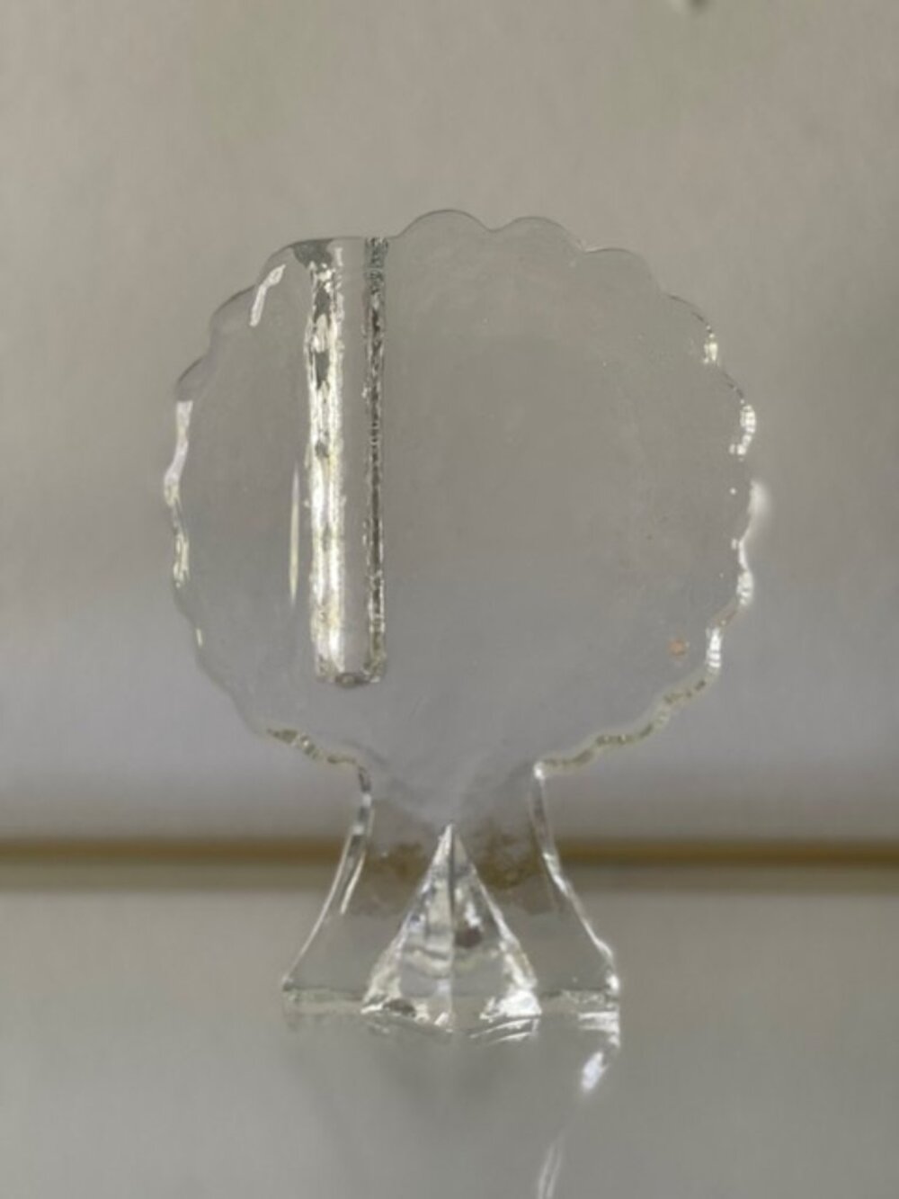 Mid-Century Glass Tree-Shaped Soliflore Vase, 1960s